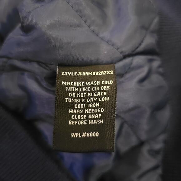 NWT Rock & Roll Men's Cotton Aztec Bomber Coat Sz M Southwestern Quilted Cowboy - Picture 11 of 11